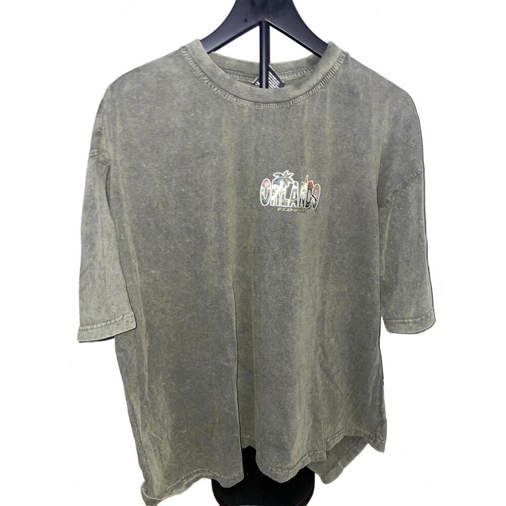 MENS SIZE‎ XL ORLANDO FLORIDA T SHIRT GREEN
